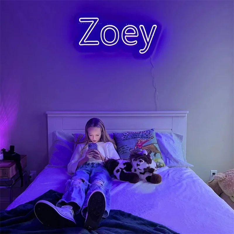 Custom Neon Name Sign Gifts for Kids, Led Sign, Led Light Bedroom Decor, Christmas Gifts, Custom Personalized Gift