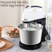 Stainless Steel Food Mixers Kitchen Electric Food Blender Desktop Egg Whisk Cream Cake Dough Kneader Milk Frother Food Processor