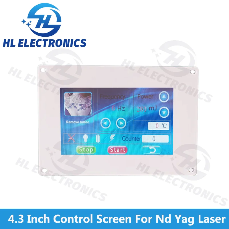 High Performance Yag Laser Control Screen 4.3 Inch display