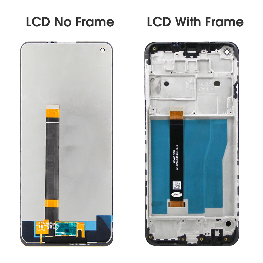 6.55\'\' High Quality For LG K51S Display Touch Screen Assembly Digitizer For LG K51S LCD LMK510EMW, LM-K510 Screen With Frame