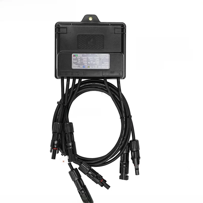 Heliotec 1600W optymalizator energii PV MPPT 12V-75V wejście Ip68 monitorowanie panelu słonecznego w czasie rzeczywistym ograniczanie napięcia Anti-Hotspot — zdjęcie 2