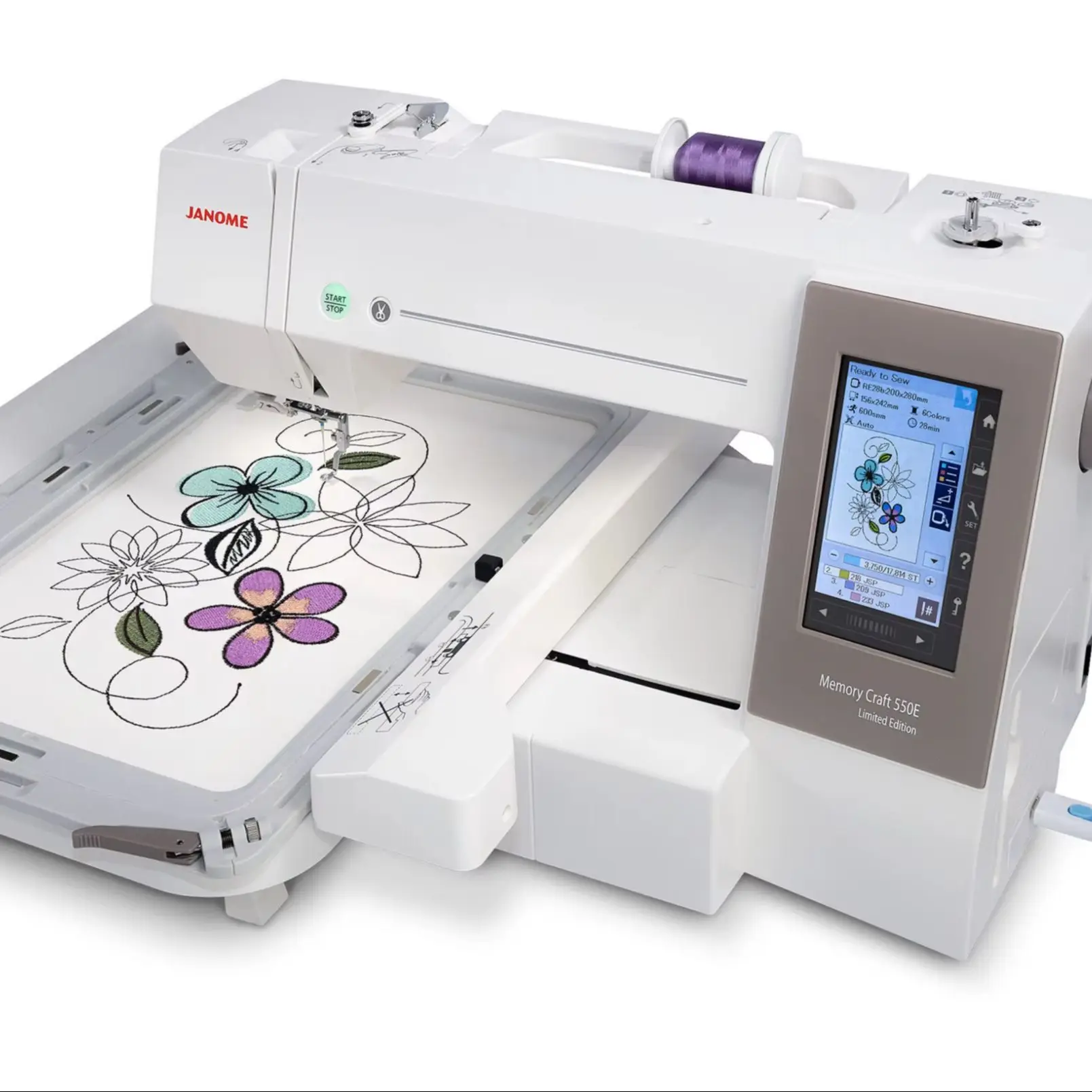 100% OFFICIAL SALES FOR Memory Craft 550E Limited Edition Embroidery-Machines.