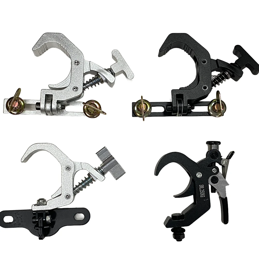 

Heavy Duty Mounting Clamp LED Moving Head Lighting Clamp Folding Bracket Aluminum Truss Hanging Hook for Stage Lighting System