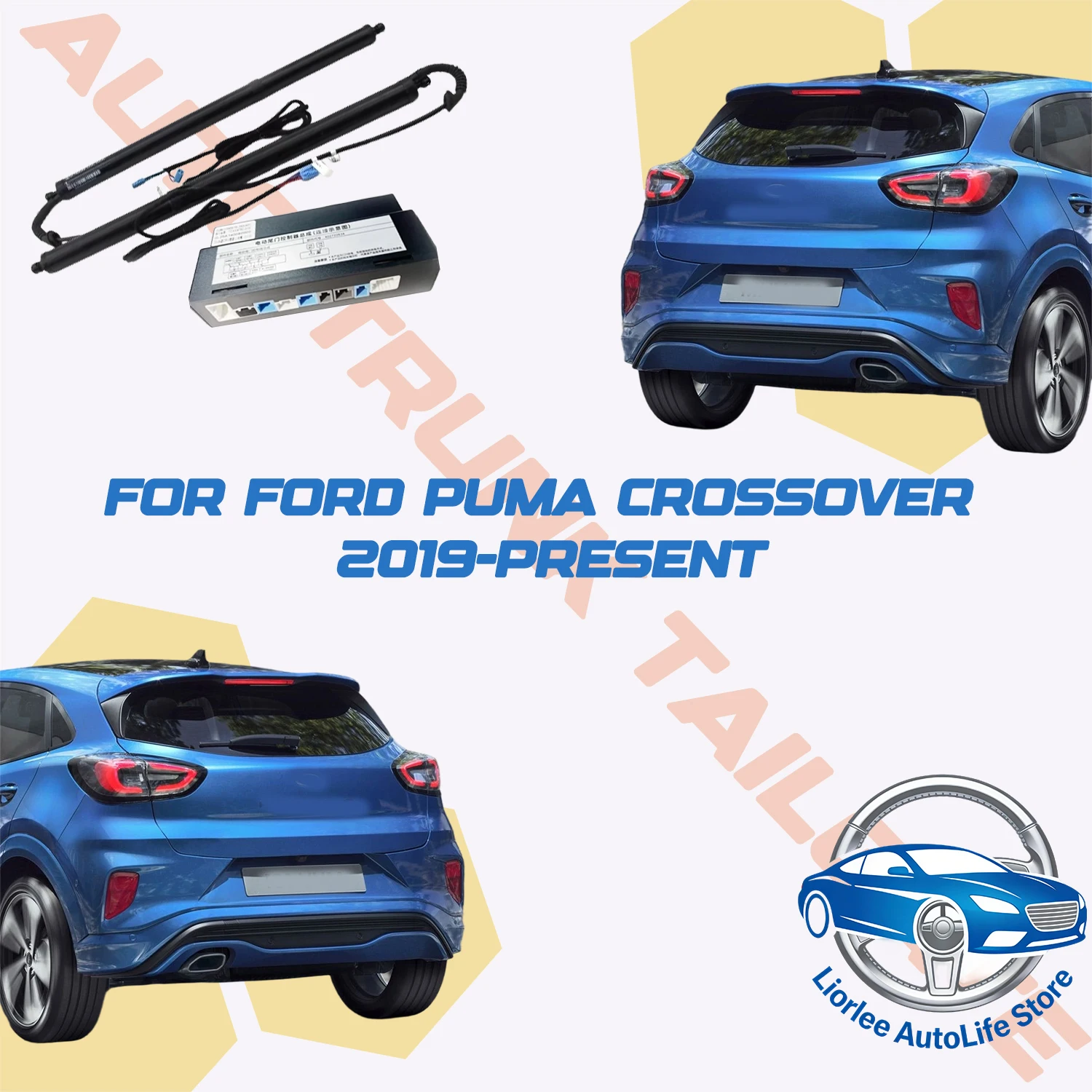 For Ford Puma crossover 2019-present Car Power Trunk Lift Electric Hatch Tailgate Tail Gate Strut Auto Rear Door Actuator