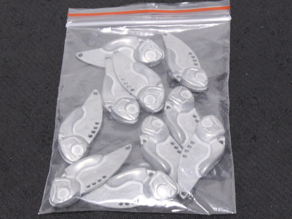 WLure BL7P10 Señuelo VIB metálico sin pintar para jigging - imagen 2