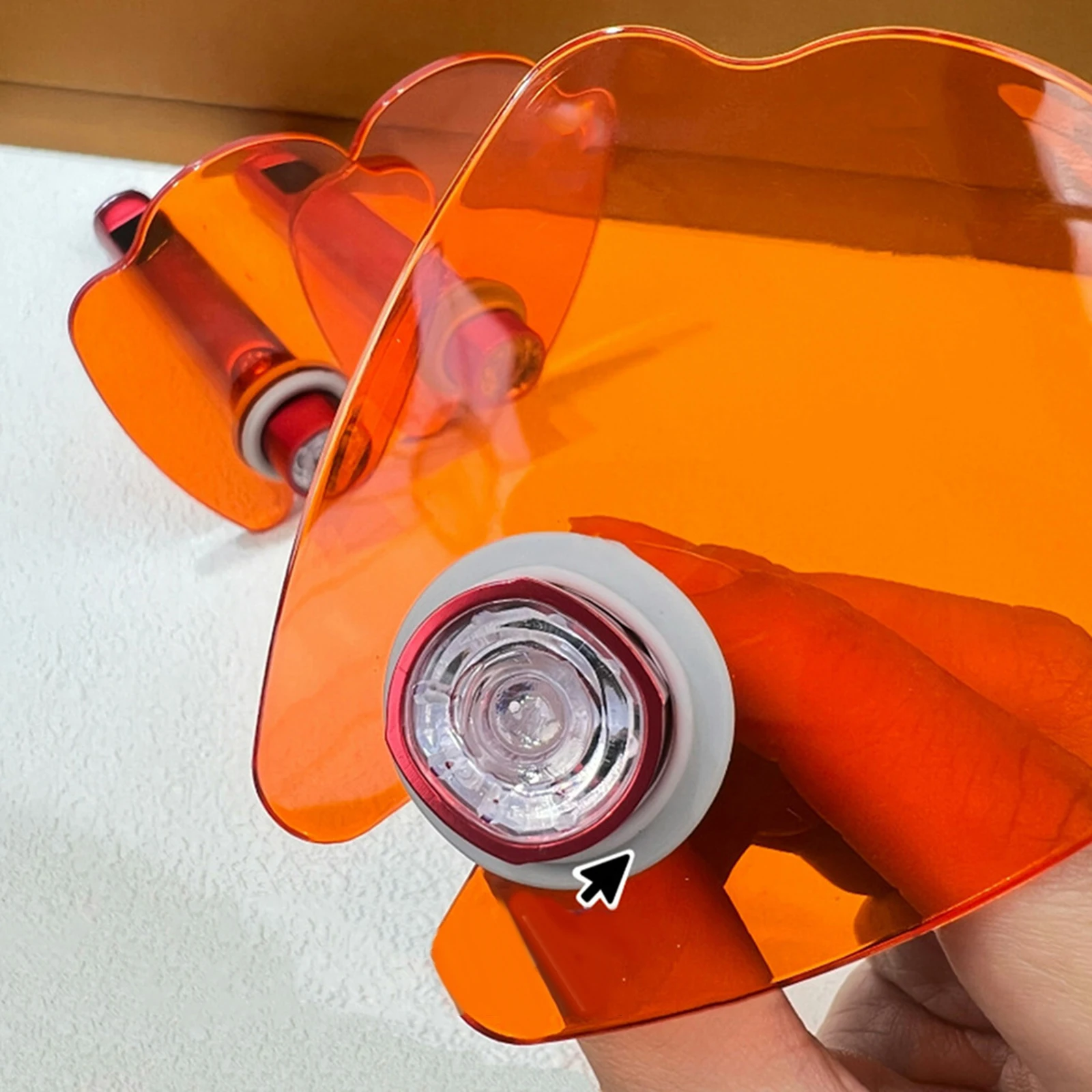 การป้องกันแผ่นโล่โคมไฟเล็บใช้งานง่ายบอร์ดบังแดดสําหรับบ้านร้านเสริมสวย