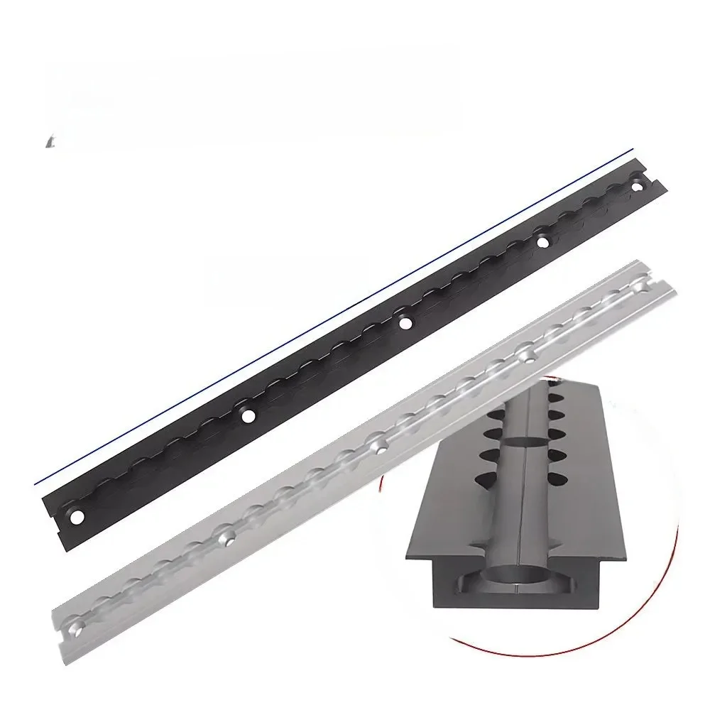 MOTO4U ingebedde aluminium luchtvaartrail 100 cm L-track laadcontrole voor het beveiligen van motorfietsen ATV's Utility tractoren crossmotoren 1PC - afbeelding 2