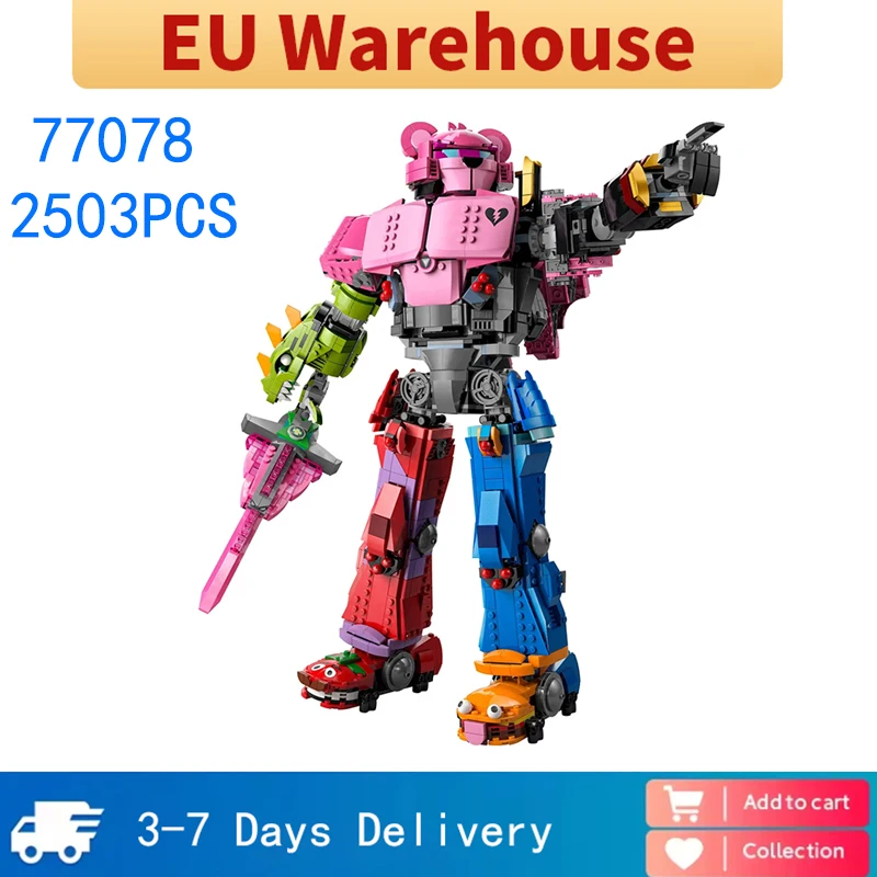 Blocs de construction de Leader de l'équipe Mecha, 2503 pièces, modèle de Robot, jouets pour adultes et enfants, cadeaux d'anniversaire et de noël compatibles avec l'ensemble 77078