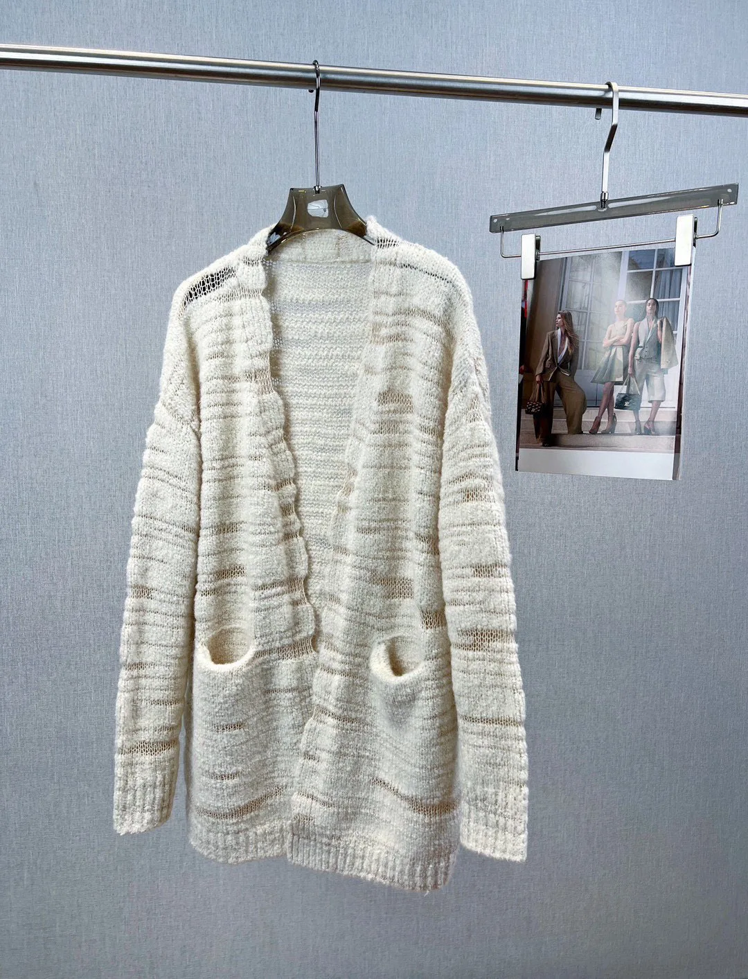 Elegant high quality wool cardigan