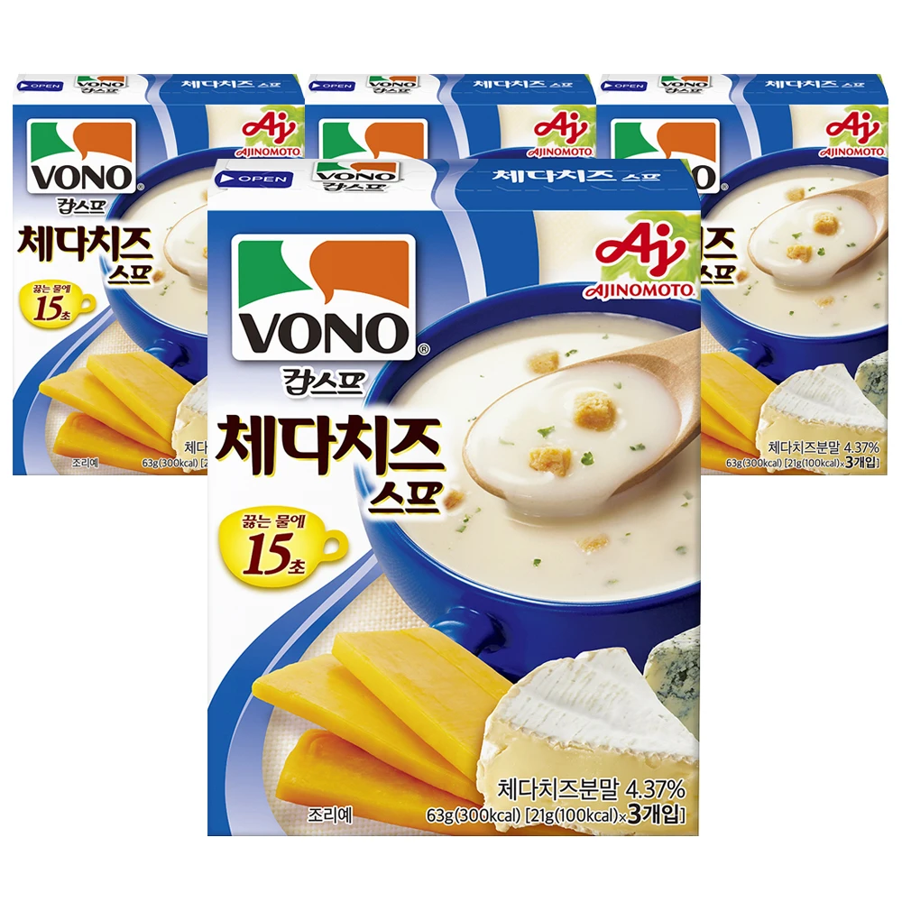 Sopa Bono Cup Sopa de queso Cheddar 57 g X 4 unidades