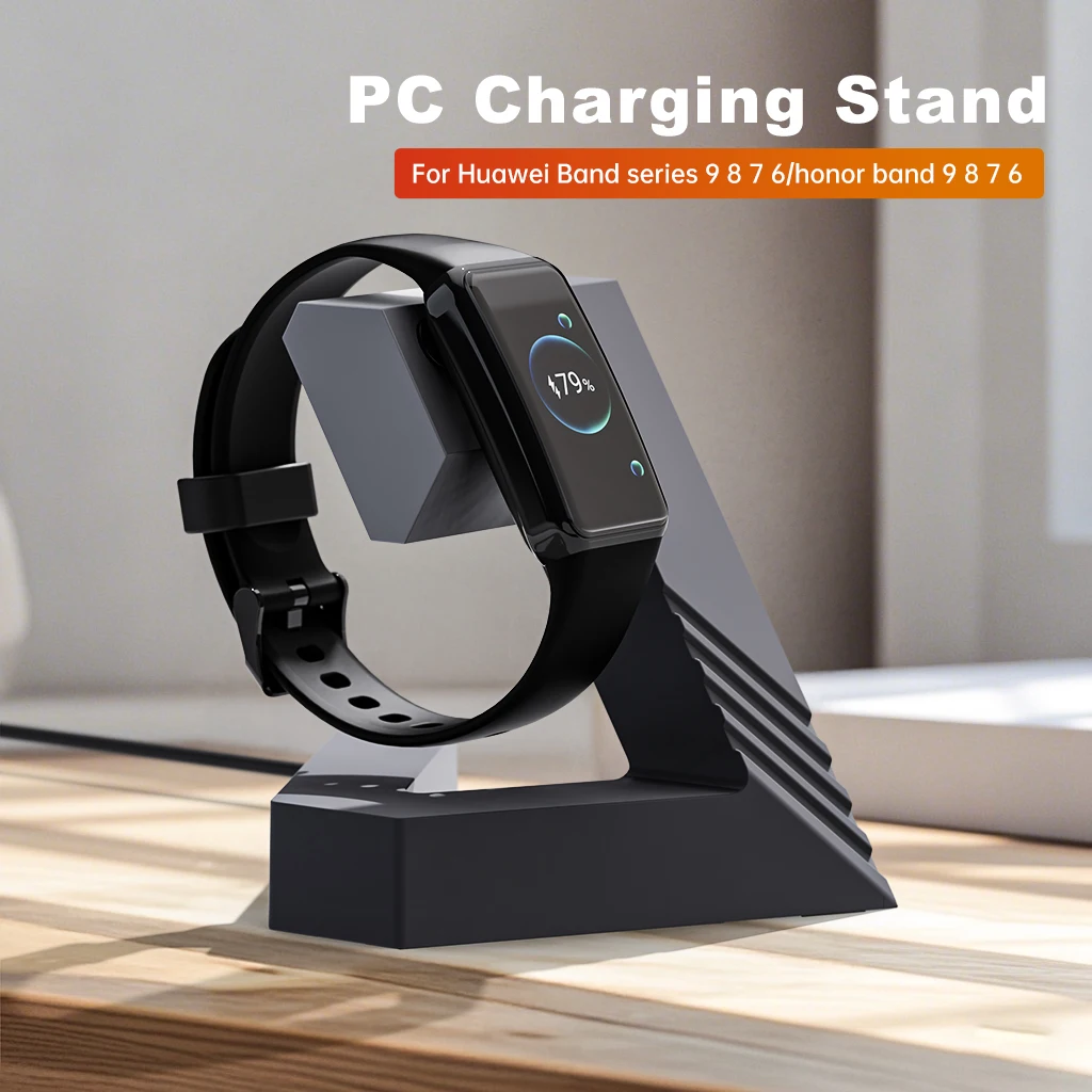 Plastic Charging Stand For Huawei Band series 9 8 7 6 Chargers Cradle USB Adapter Holder Charger Dock For honor band 6 7 8 9