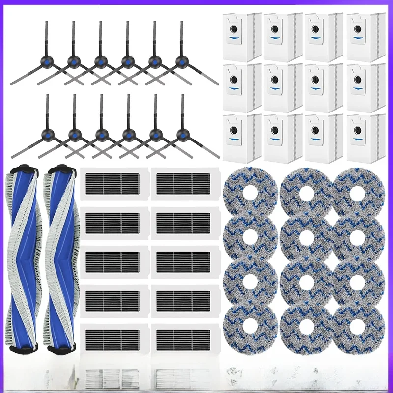 Pièces de rechange pour aspirateur Robot ECOVACS DEEBOOT X5 OMNI / X5 PRO OMNI, brosse latérale principale, filtre, tissu de vadrouille