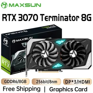 Used Maxsun Nvidia Gaming Plates Graphic Plates, Video Plate, Component Components Desktop, RTX 4070, 4060ti, 4060, 3060, 3060ti, 3050, 3070, GPU 8 Main Video Plca Sales - №3