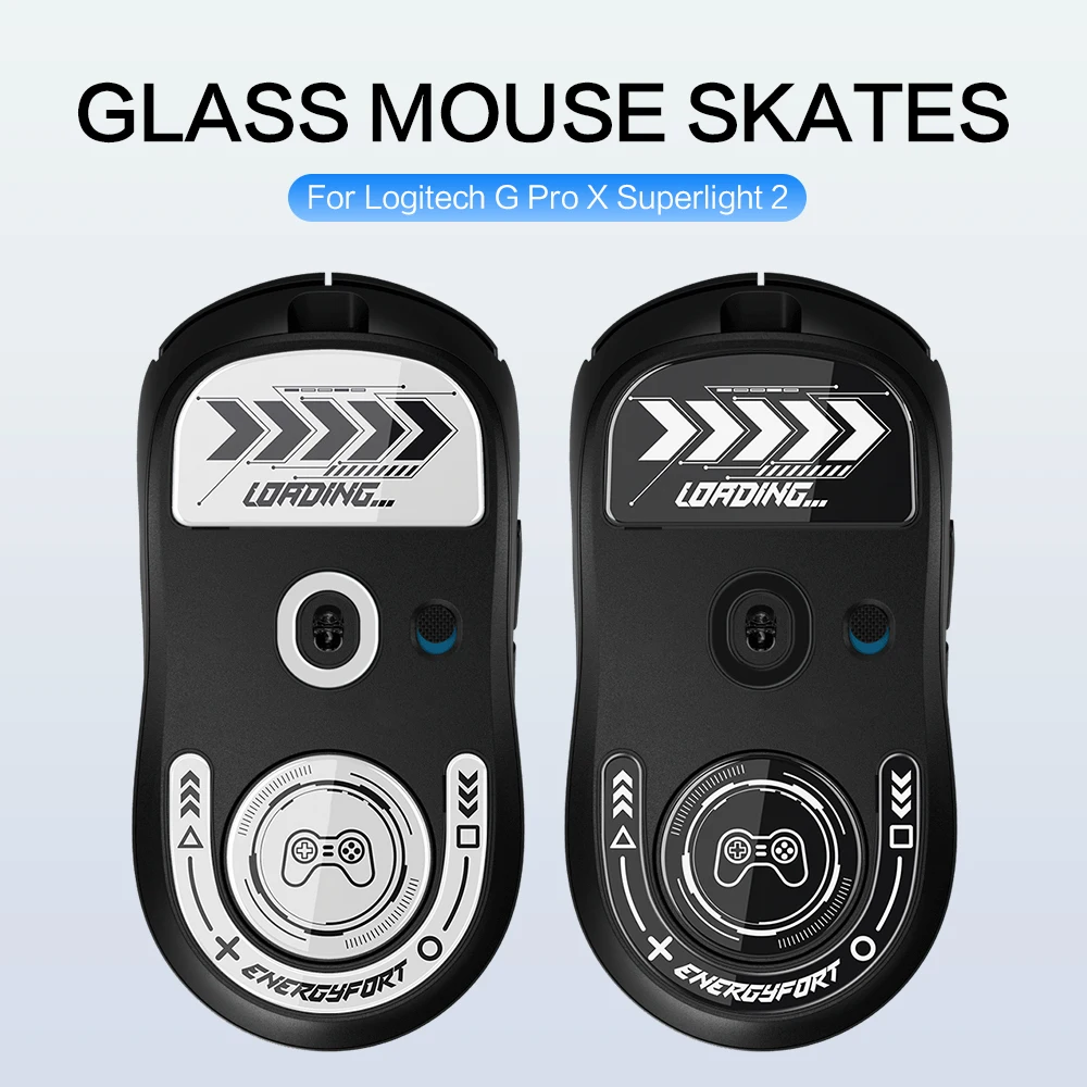 Super Fast Smooth Durable Glass Mouse Skates Mouse Pads Sticker for Logitech G Pro Superlight 2 Gaming Mouse Feet Replacement