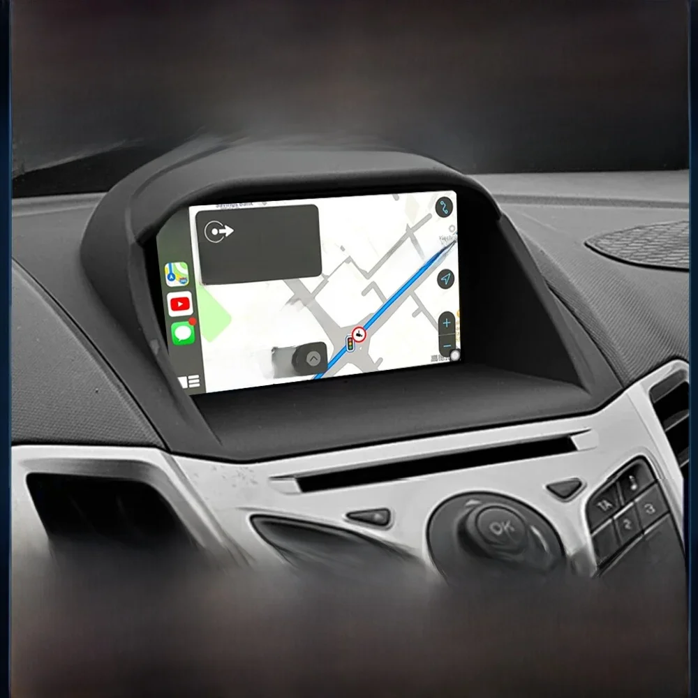 Android 14 Draadloze Carplay & Auto Autoradio Voor Ford Fiesta 2009 - 2018 Navigatie Gps Dsp Carplay Multimedia Videospeler Stereo - afbeelding 2