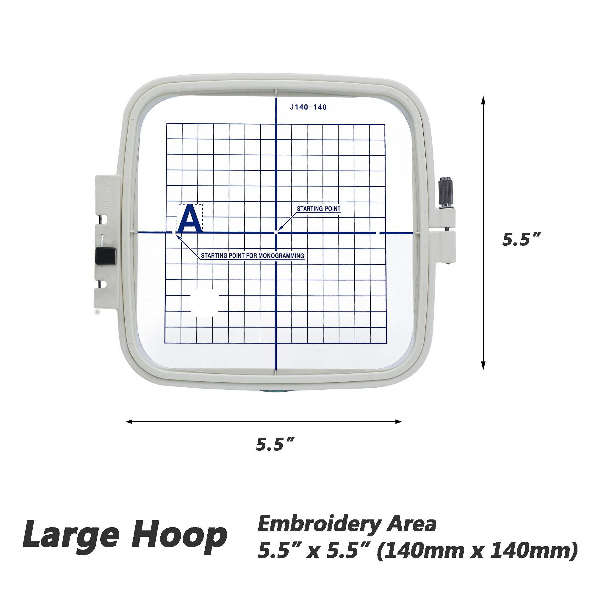 Sewing and Embroidery Machine Hoop, Small and Large, Janome MC, 200E, 230E, Memory Craft, Singer Studio, S10, Hoops