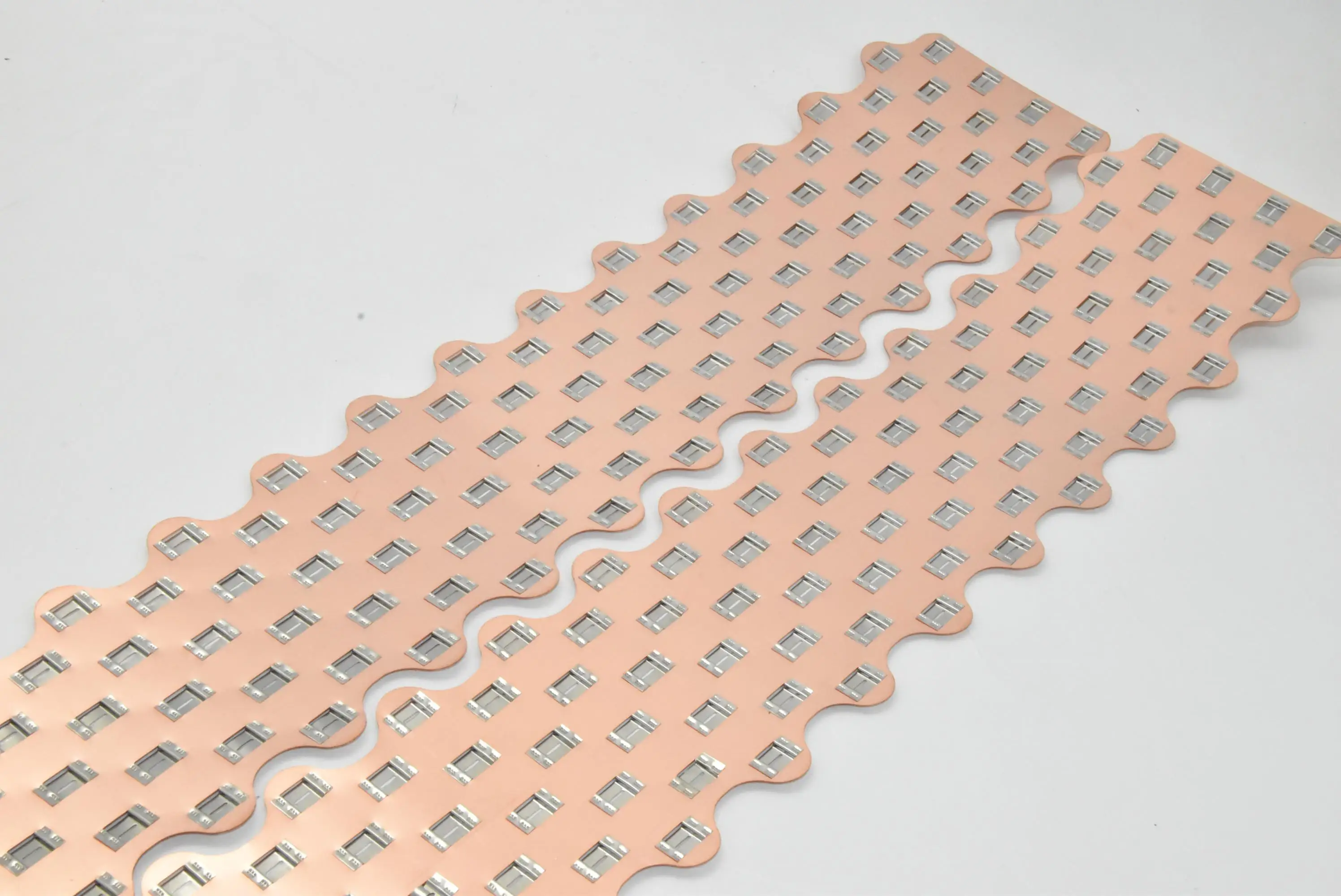 Wellgo Wave Form Copper Busbar, High Current & Low Resistance, Easy Spot Weld DIY Connectors for 21700 Cells