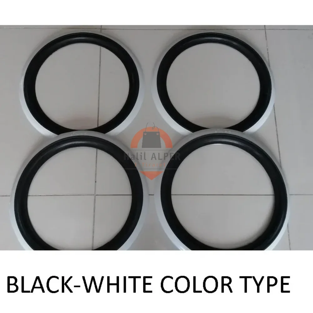 For Tire Side Vehicle 10 \'\'12\'\' 13\'\' 14 \'\'15\'\' 16 \'\'17 \'\'Rim White Wall Topper 4 Piece Set Auto Car Rubber Ring Affordable