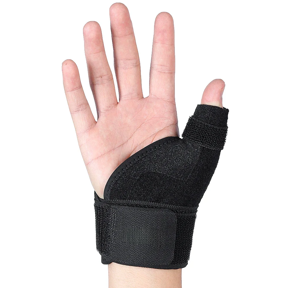 Flexível Splint Wrist Support Brace, protetor de polegar respirável, guarda se encaixe mão direita e