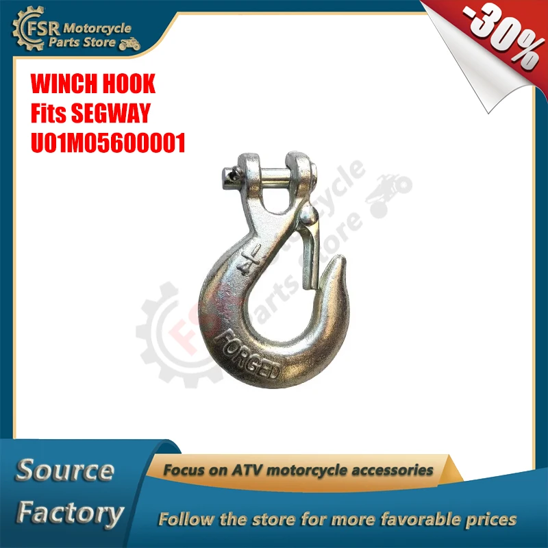 

WINCH HOOK,Fits SEGWAY AT5 Snarler AT6 L/S E5/T3b AT10 Fugleman UT10 Villain SX10 SX20T,P/N:U01M05600001,Quad Buggy parts