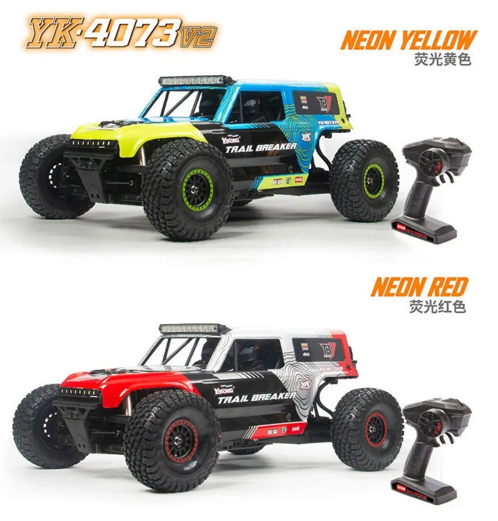 YK4073 V2 TB7 4WD RTR 1/7 Rear Straight Bridge Remote Control Electric Desert Truck Off-road Short Truck Toy Short Course Truck