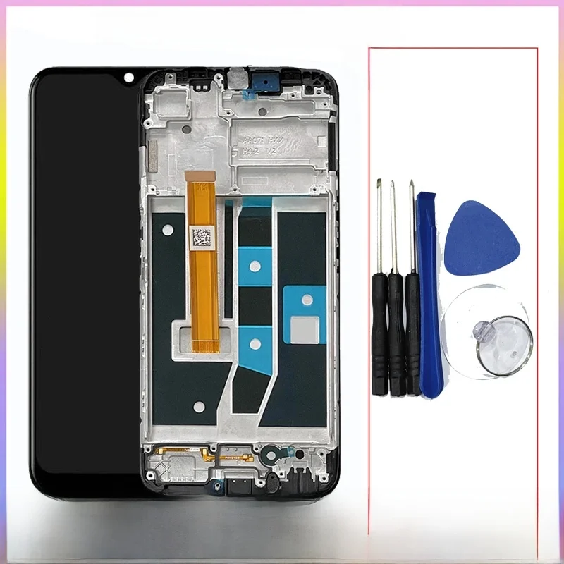 6.52 "AAA jakość dla Oppo A54s wyświetlacz LCD z ramką CPH2273 wymiana zespołu Digitizer części naprawcze — zdjęcie produktu 6