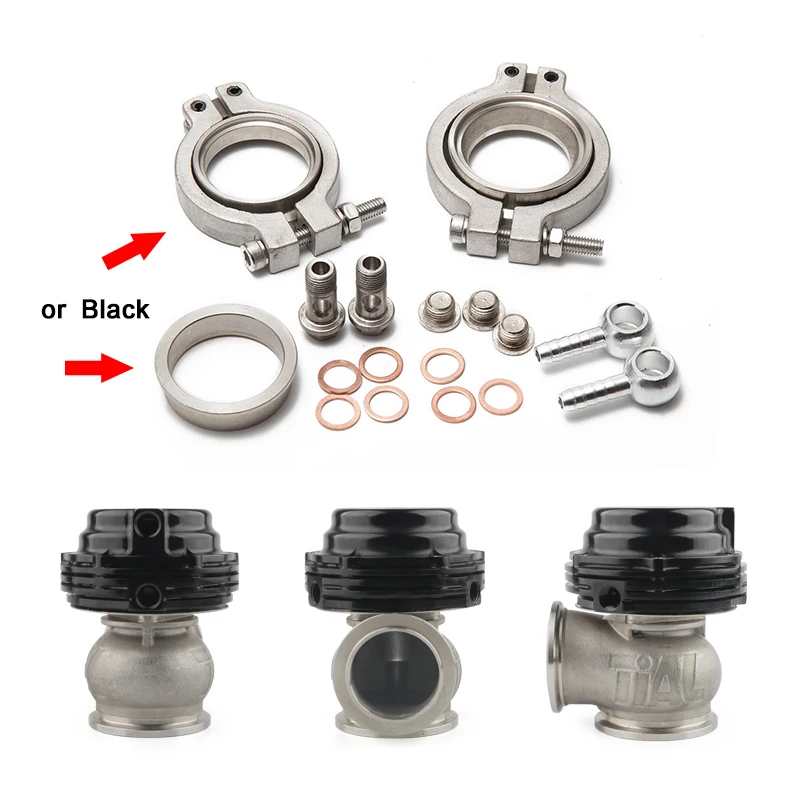 38mm water-cooled exhaust gas bypass valve comes standard with flange and hardware