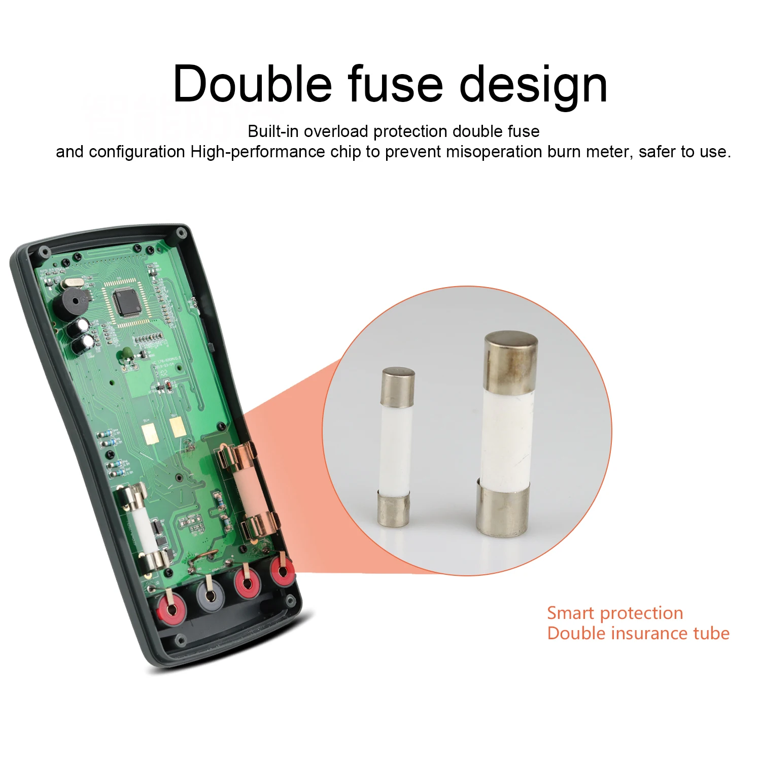 Kaemeasu KM-DM04A Digital Multimeter 4½ Count True RMS Voltage Current Hz Ohm Duty Cycle Tester Temperature with Analog Bar