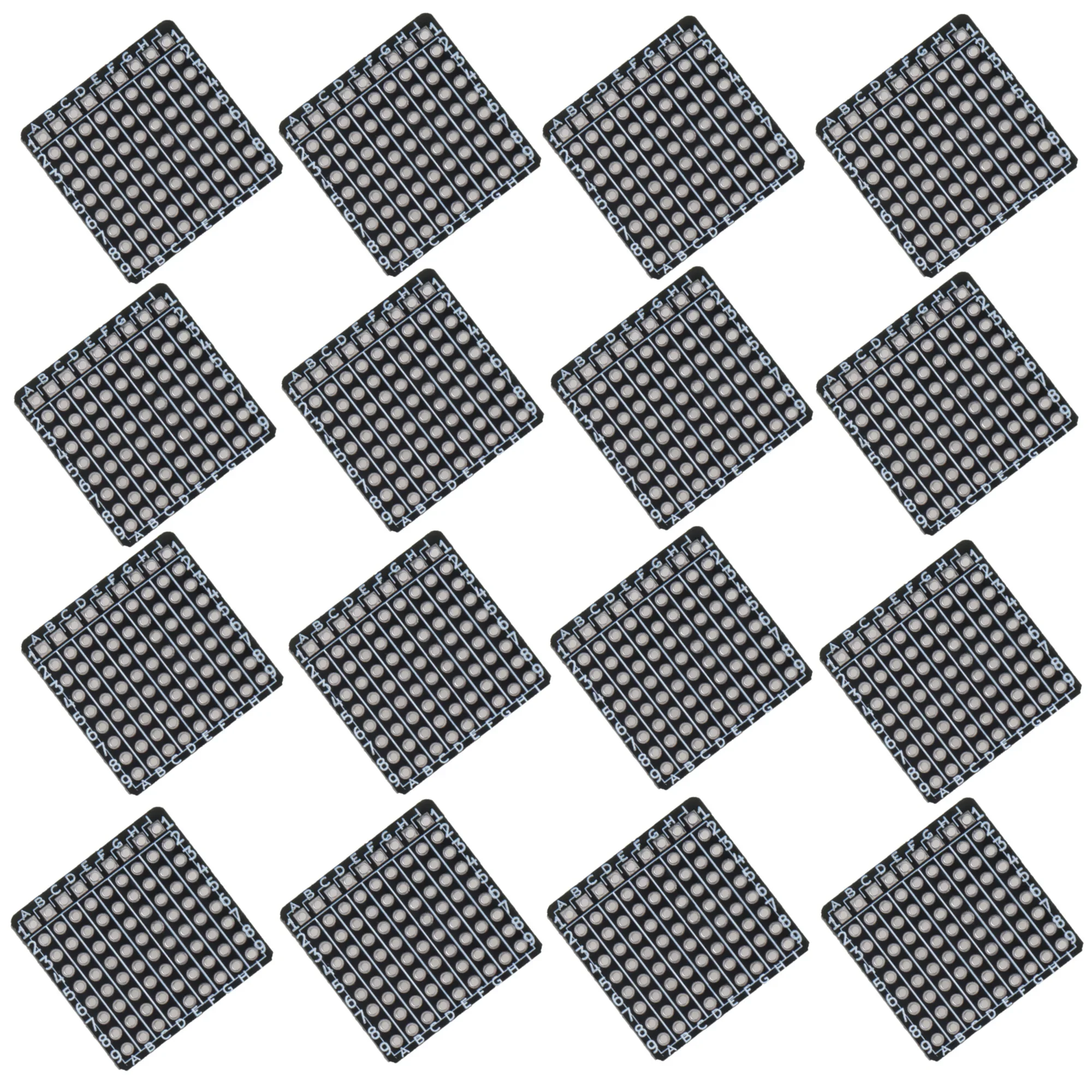 Płytka prototypowa, 25, 4x25, 4mm, mały rozmiar, płytka drukowana, możliwość lutowania, do Arduino, kompatybilne projekty lutownicze (zestaw 16 szt.) — zdjęcie 2