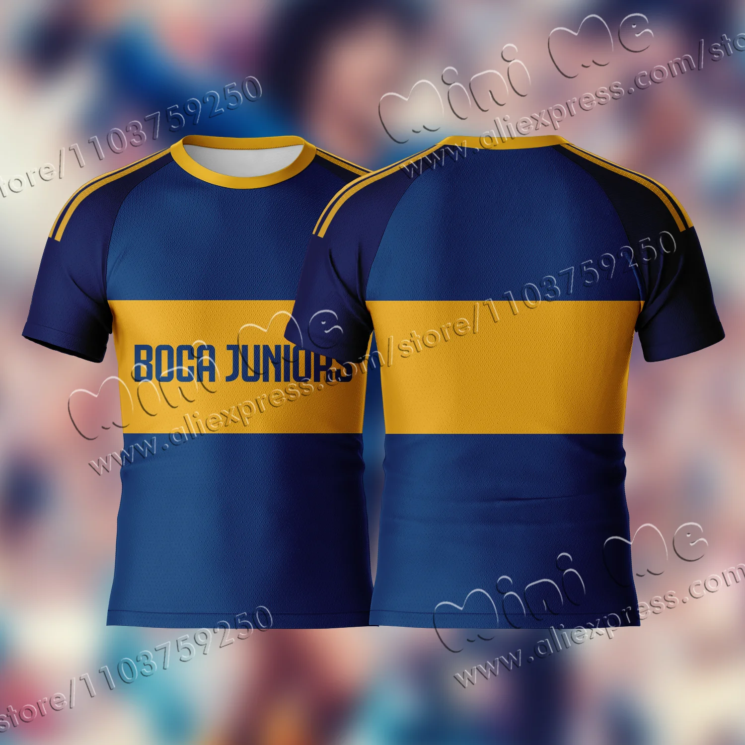 Soccer Jersey Short Sleeves Boca Junior Style Pop Kids Youth Training Competition Tops Football Shirt Men's Football Shirts Team