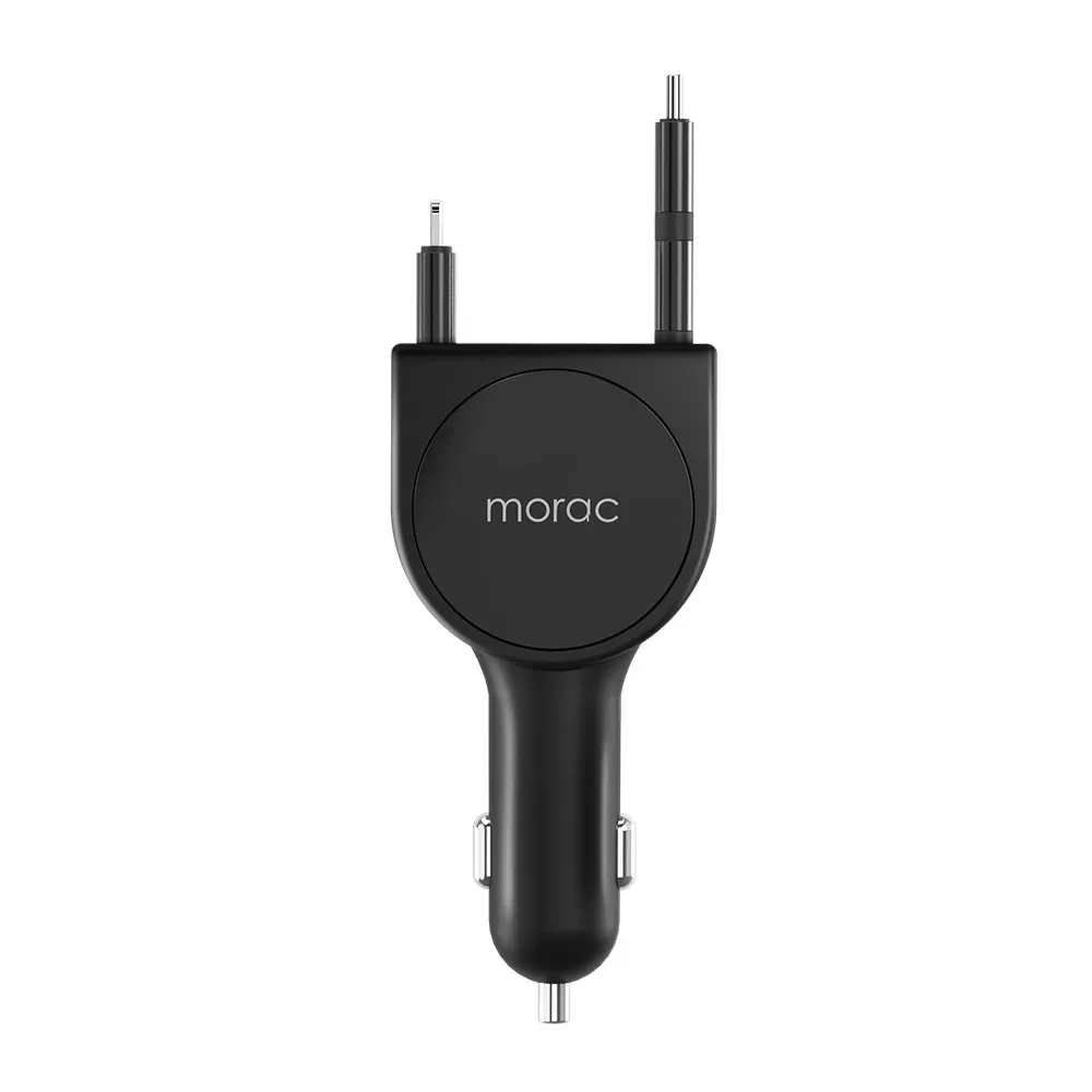 morac 모락 네다 R5 5in1 차량용 릴 고속 멀티 충전기 USB C타입 시거잭 시가잭