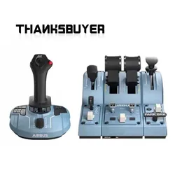 TCA Captain Pack X Flight Simulator Airbus Edition (Joystick + Throttle Valve + Flap + Spoiler) Controller for Thrustmaster
