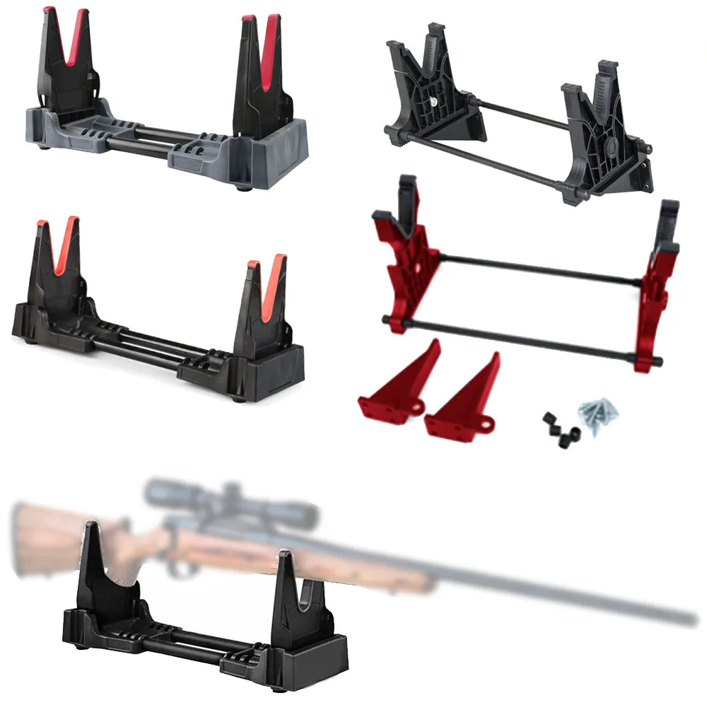 

Rifle Bench and Gun Cleaning Stand ,Compact Rifle Shotgun Range Stand, Airguns Stand Display Cleaning and Gun Maintenance
