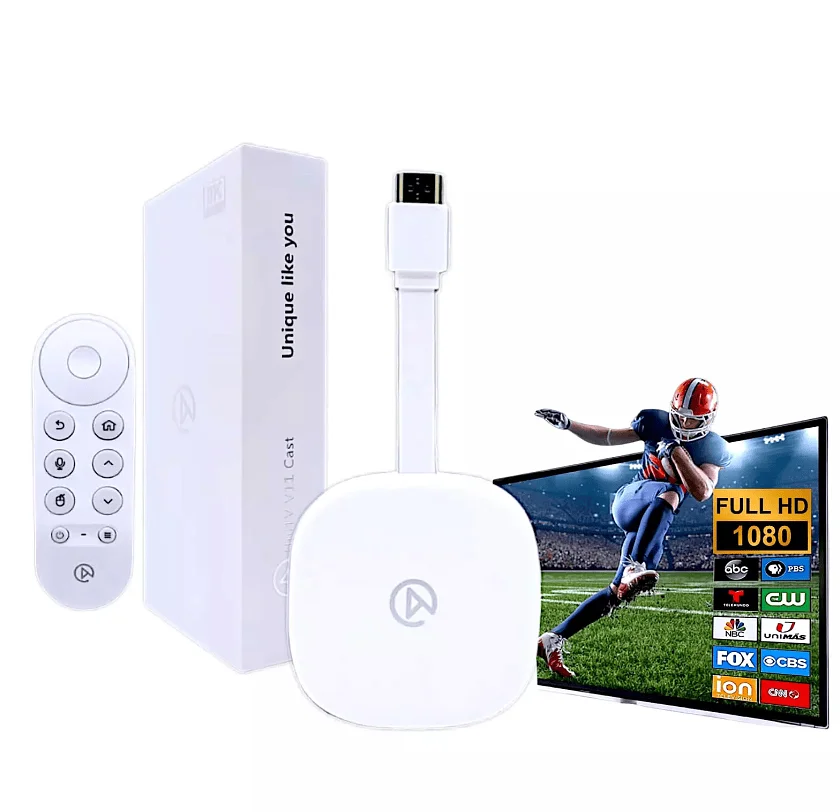 UNITV V11 CAST APPLIANCE ORIGINEEL SMART TV-HORLOGE KANAALS SERIE KLAAR LEVERING BRAZILIË