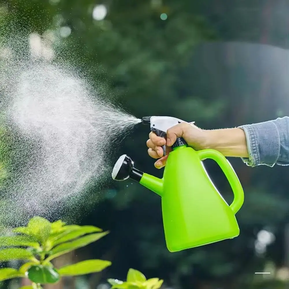 Arrosoir et pulvérisateur d'eau 2-en-1 pour plantes |     Bouteille pulvérisatrice avec buse réglable et tête d'arrosage |     Pulvérisateur manuel multifonctionnel pour jardin, pots et nettoyage