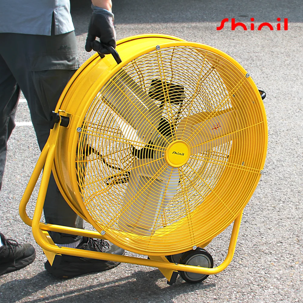 [SHINIL OFFICIAL] Shinil Mobile large fan 60cm Industrial fan Business Floor Factory Workhouse sitting fan machine SIF-D24IF