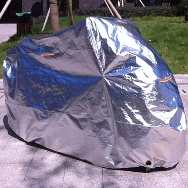 AliExpress ISHOWTIENDA Motorcycle Cover Insulation&sunscreen Outdoor Indoor Foil Aluminum Film Waterproof&dustproof Scooter Cover for Motorbike Bicycle