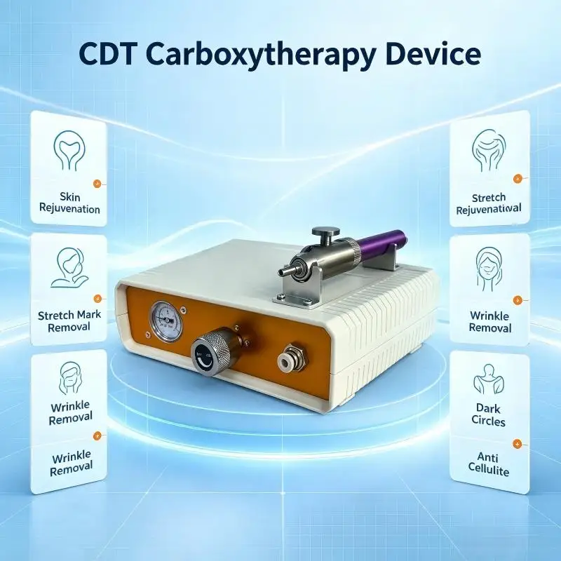 CDT CO2 Carboxytherapy Device Skin Rejuvenation Remove Dark Circles Stretch Mark Removal Beauty Machine Portable Injection