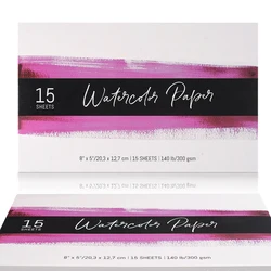 15Sheets Watercolor Painting Original Scholar Watercolor Painting Book