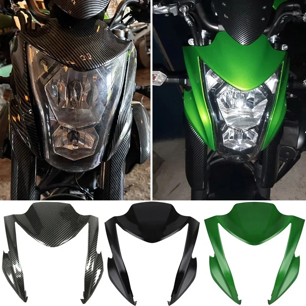 Carénage de nez supérieur de moto, couvercle de phare pour kawasaki ER6N 2012 13 2014 2015 2016 ER 6N, accessoires en carbone