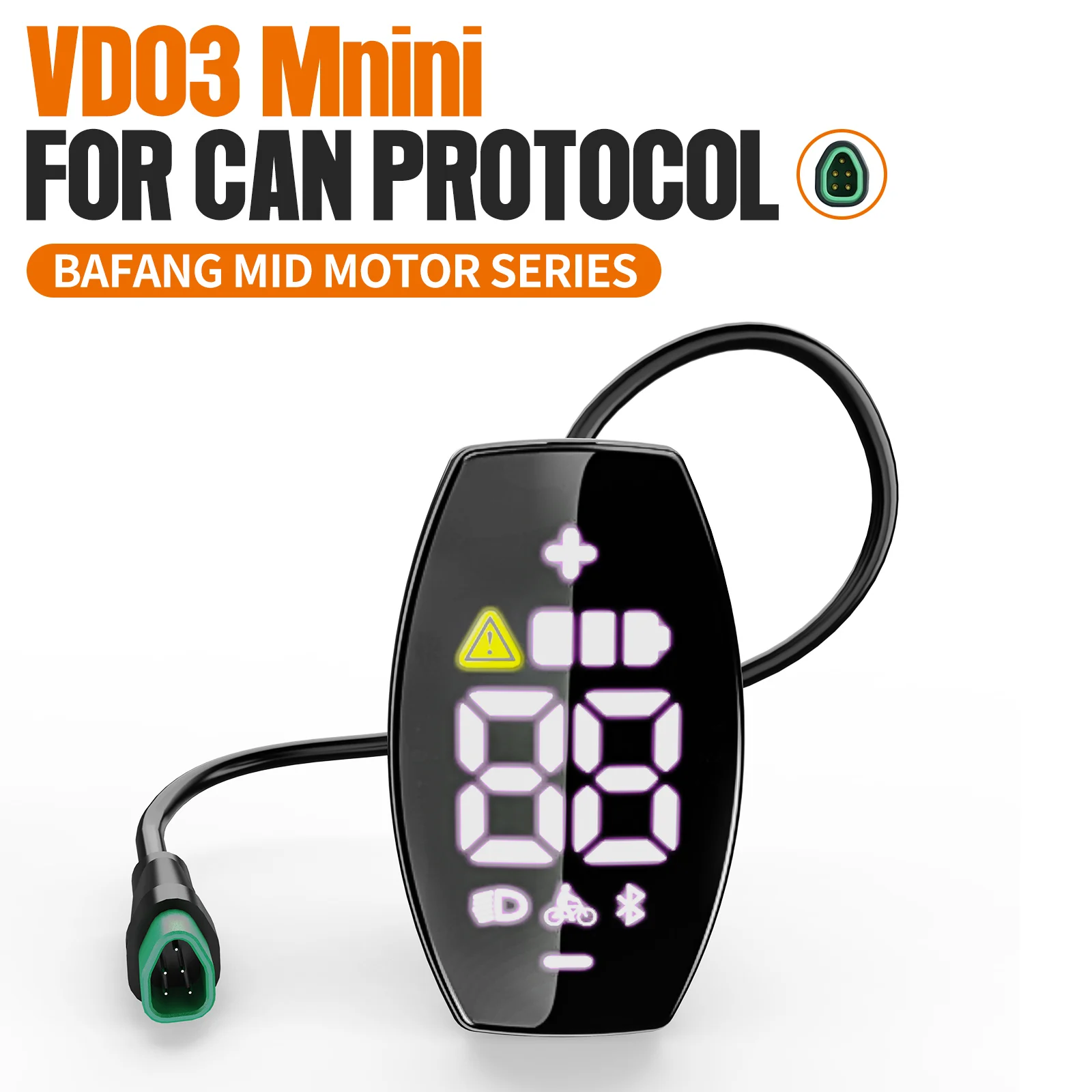 [EU Direct] BAFANG 48V 750W Mid Drive Kit, G340.750.C CAN Protocol, Mid Drive Ebike conversiekit borstelloze verbeterde motor met LCD digitaal display kettingblad voor stadsfiets, ligfiets,