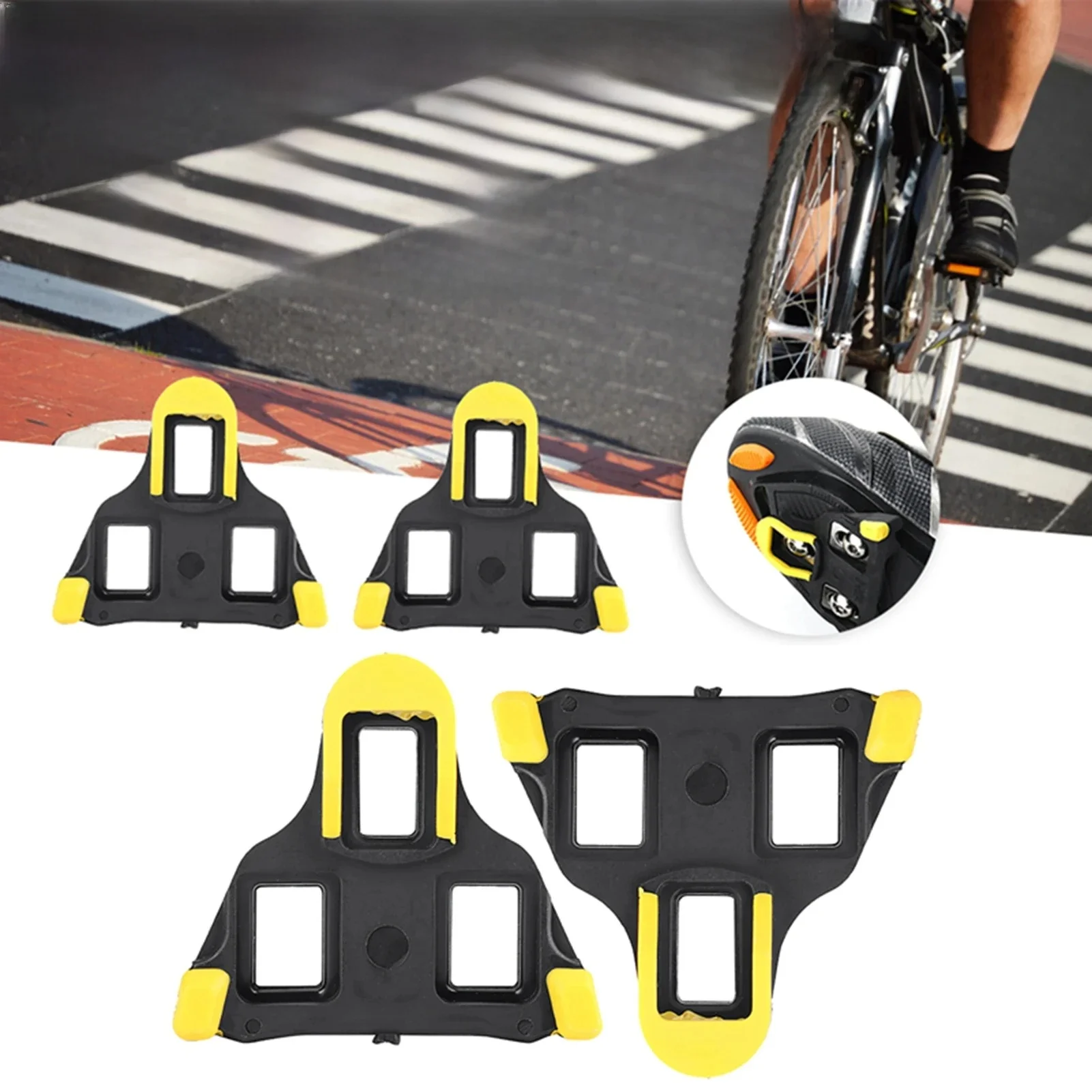 AliExpress NONE Road Bike Pedal Cleat SPD Bicycle Pedals Self-locking Plate Clip for SHIMANO Bike Cycling Shoes Bicycle Accessories