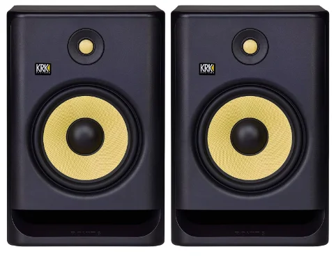 Brandnew K R K RP8 Rokit 8 G4 Professional Bi-Amp 8 Powered Studio Monitor Pair