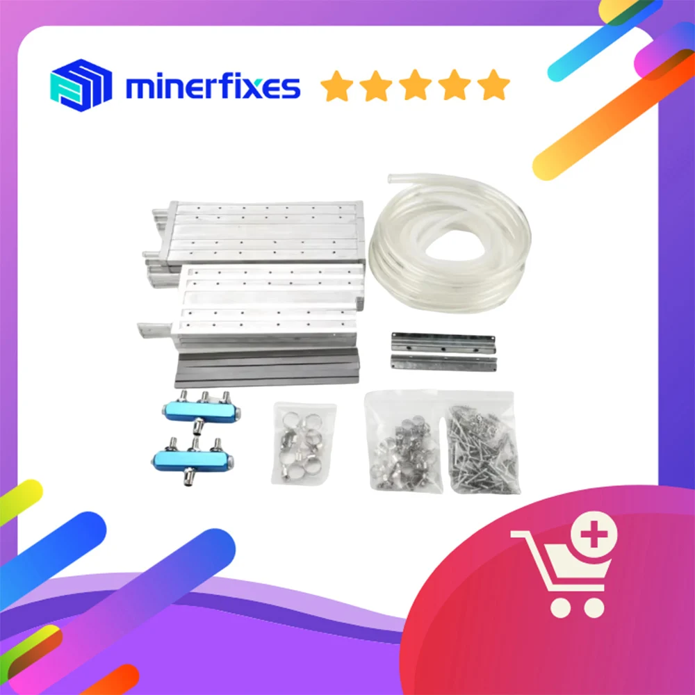 

WhatsMiner M20S 68T Water Cooling Plate Aluminum Heat Dissipation Plate The Water Cooling System Of WhatsMiner M20S 68T BTCMiner