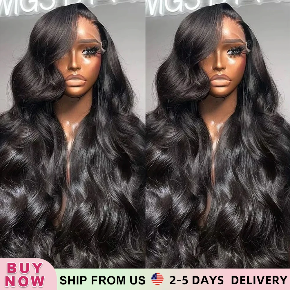 250 الكثافة الجسم موجة خصلات الشعر المستعار الإنسان 13x6 HD الدانتيل الشفاف الجبهة باروكة من شعر طبيعي 13x5 الدانتيل أمامي قبل قطعها شعر مستعار للنساء