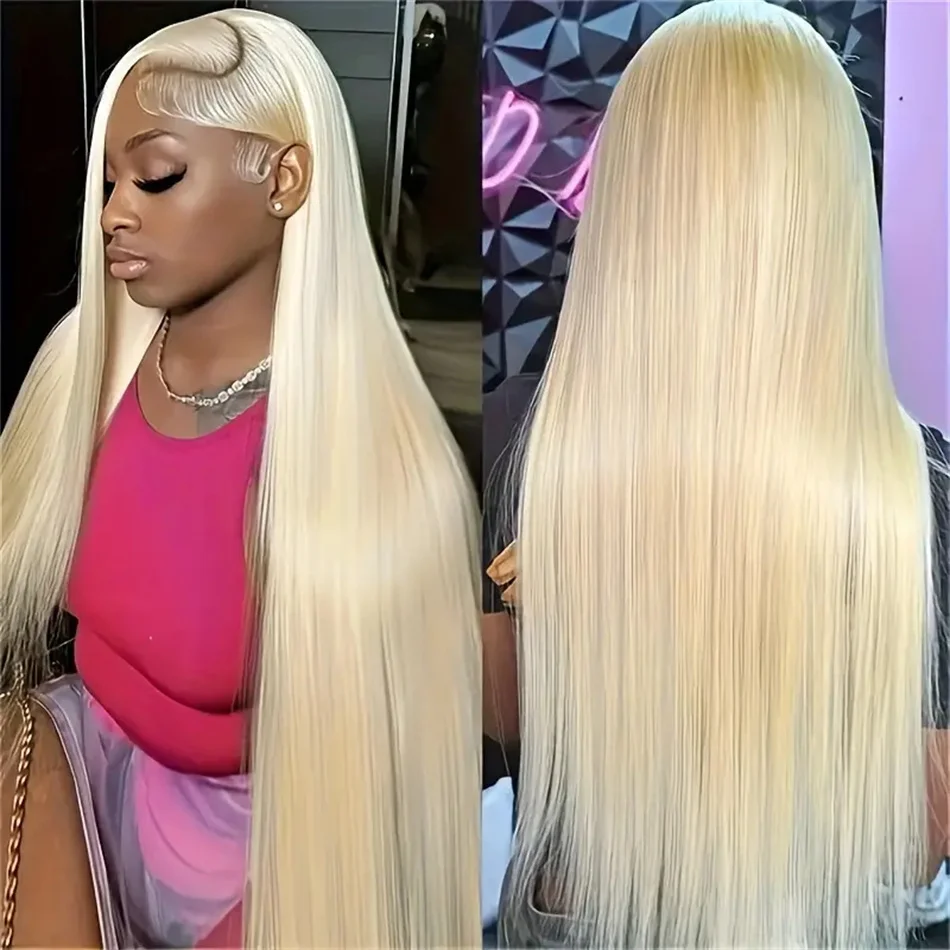 

200 Density 613 Blonde 13x4 HD Lace Front Wig Human Hair 13x6 Straight Blonde Lace Front Wigs Human Hair Pre Plucked