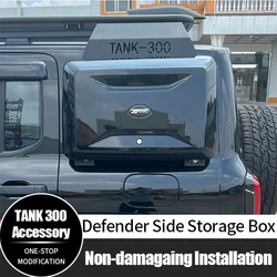 For GWM Tank 300 Side Box High Quality ABS Side Window Storage Bag Defender Tool Box Exterior Accessories