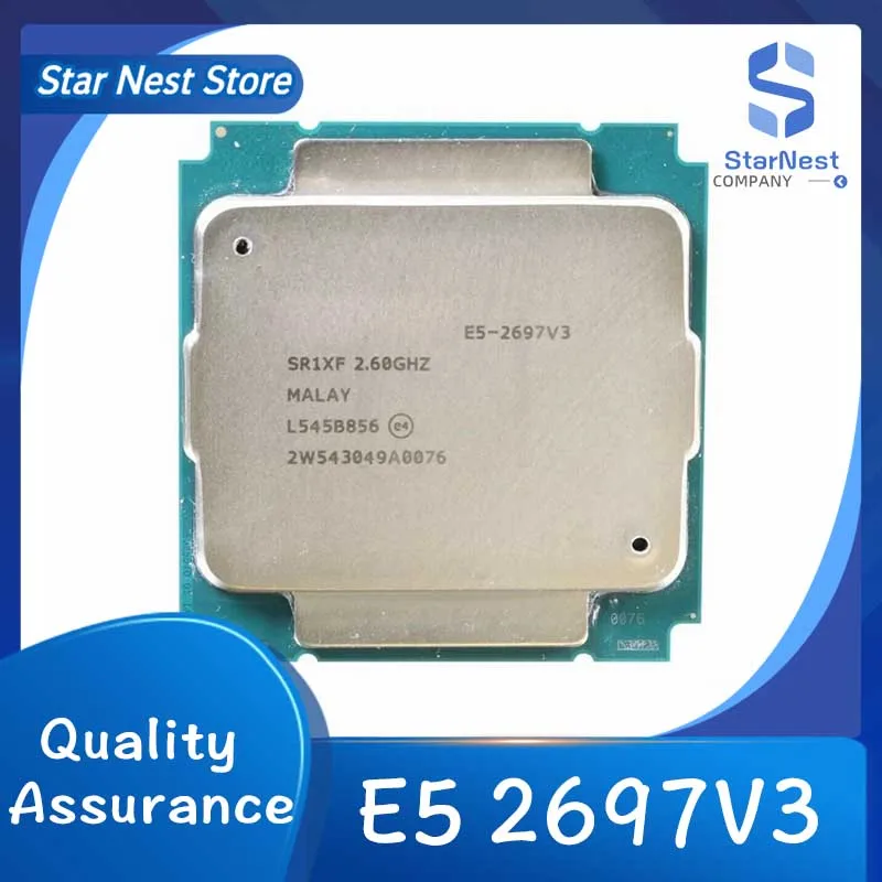 Xeon E5 2697V3 2697 V3 processor 14-core 2.60GHZ 35MB 22nm LGA 2011-3 TDP 145W CPU