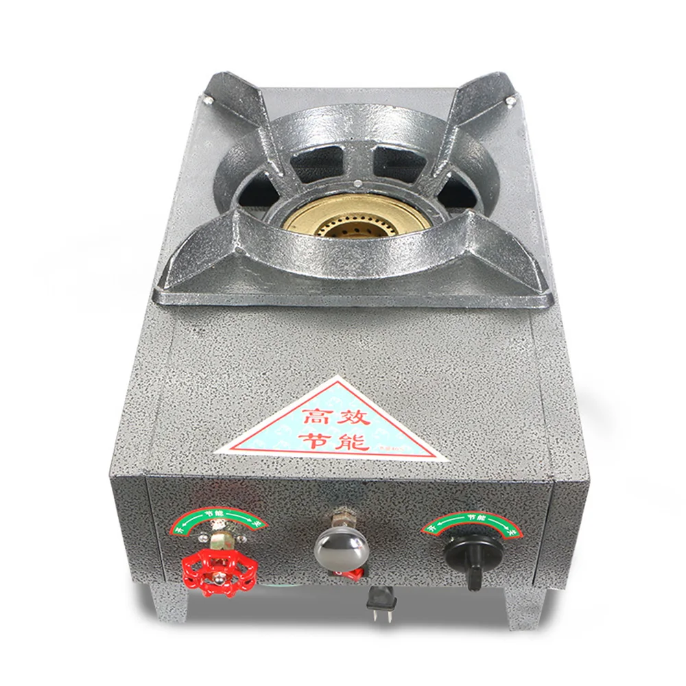 Commercial Fierce Fire Stove Liquefied Gas Desktop Stove Natural Gas Stove Stainless Steel Low Pressure Fierce Stove