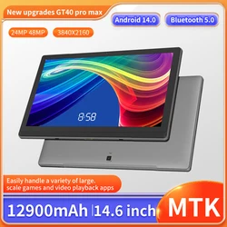 5G 2024 New Arrival 14 Inch 10 Core Tablet Android 14 google Play Dual Network GPS Bluetooth WiFi Tablets 16GB RAM 1TB ROM Gift